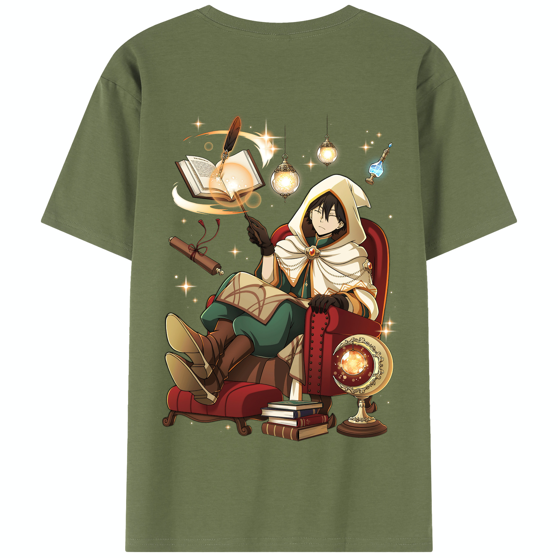 （画像用） 文豪ストレイドッグス Bungo Stray Dogs 綿100％半袖Tシャツ（背面プリント）